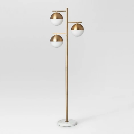 Торшер Geneva Glass Floor Lamp Triple ImperiumLoft 41.114-0 (85502-22) (220V, шар)