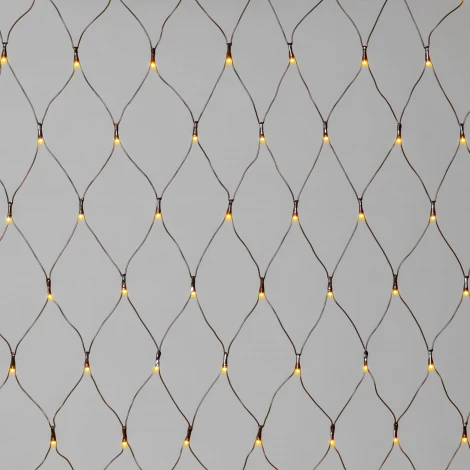 Светодиодная сеть 2 x 3 м желтая  220В, 384 LED, провод черный ПВХ, IP54 Laitcom NTL384M-11-2Y