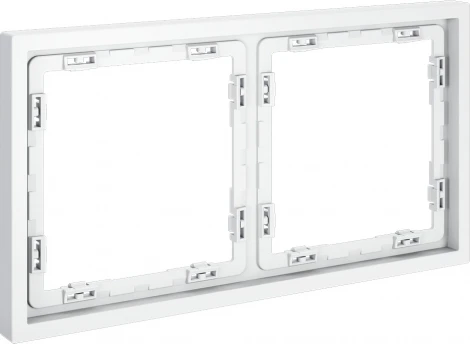Рамка на 2 поста (белый матовый) Voltum S70 VLS100202