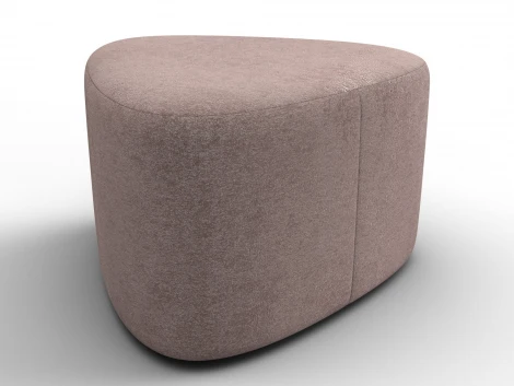 Пуф 004 (ДСП,Фанера/Пластик/Велюр/Бежевый) Лига Диванов 132363