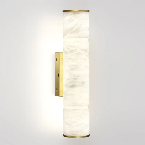 Настенный светильник Odeon Light Marbella 6674/12WA латунь/металл/алебастр IP20 LED 12W 540Лм 3000K/4000K (220V, круглые)