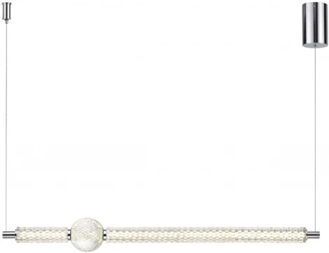 Подвесной светильник Odeon Light Crystal 5007/28L хром/металл/акрил LED 28W 4000K 2089лм (220V, на проводе, шар)