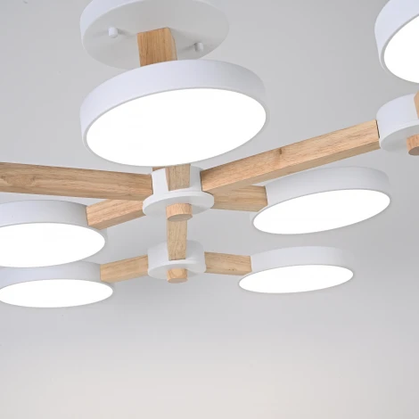 Потолочная люстра на штанге LED TURNA Белый ImperiumLoft Turna-X01 (178304-26, Умный дом, WiFi, голосовое управление)