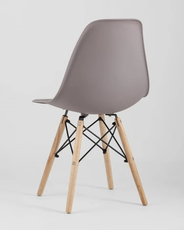 Стул Stool Group Eames Style DSW темно-бежевый x4 (разборный каркас) арт.УТ000037612