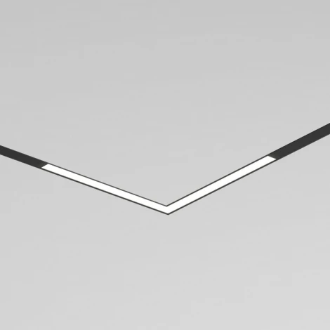 Трековый светильник LED угловой однофазный 220V 18W Denkirs Simple Linear DK8214-BK
