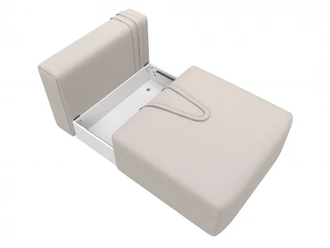 Модуль диван Лига-060 НПБ (ЛДСП,Брус,Фанера,Замша/Бежевый) Лига Диванов 129544