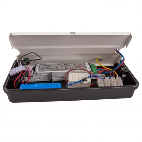 Светильник светодиодный влагозащищенный с БАП (4000K Uniel ULW-K25B 6W/4000K/EMG IP65 BLACK