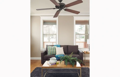 Потолочный вентилятор матовый коричневый 1320 мм IP20 Faro Aloha 33710FAR