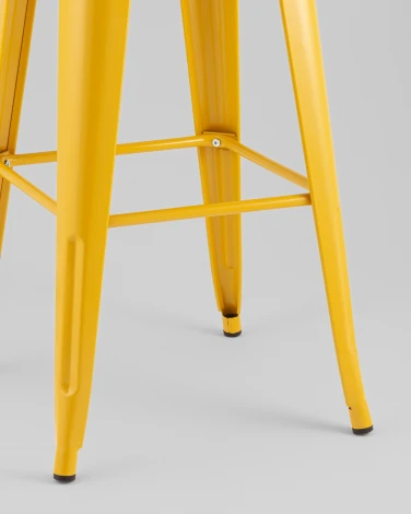 Стул барный TOLIX желтый глянцевый KD Stool Group УТ000042111