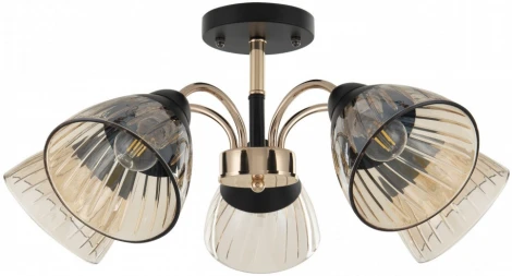 Потолочная люстра на штанге Arte Milano Napoli 320119/5 FG+BK (220V)