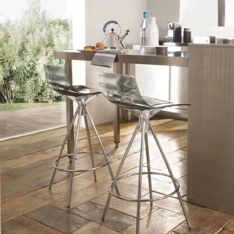 Стул барный пластиковый L`EAU Connubia