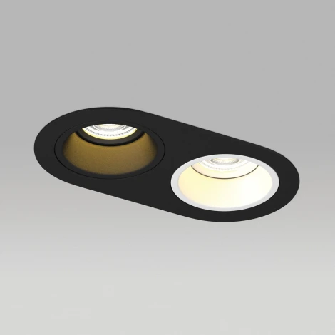 Встраиваемый светильник под LED модуль/ламп МR16 Lightstar Domino D6570607WBMOD (220V)