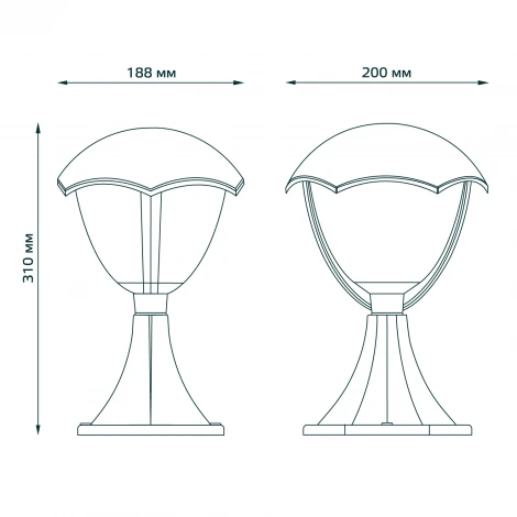 Наземный светильник Gauss Aura GD029 (220V, IP54)