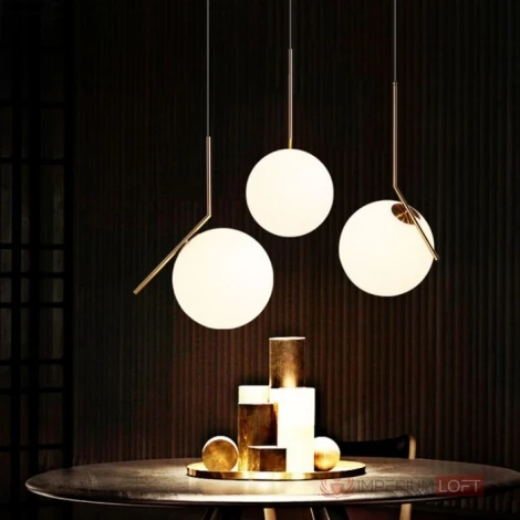 Подвесной светильник (люстра) Flexic Lights Family Michael Anastassiades D25 ImperiumLoft 40,623 (185396-22) (220V, на проводе, шар)