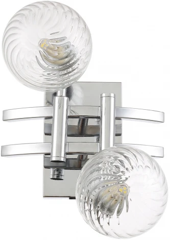 Настенный светильник Crystal Lux LUXURY AP2 CHROME (220V, на тросе, шарики)