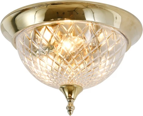 Потолочный светильник круглый Newport 6400 6403/PL gold new (220V, круглые)