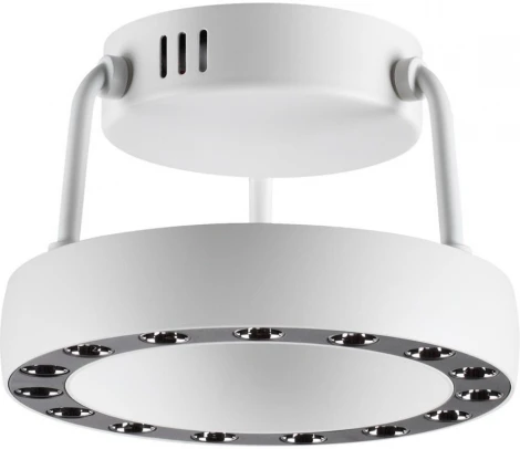 Светильник подвесной светодиодный Novotech Turn 359397 LED 12W вниз/5W вверх 220V 1360Лм 3000K (кольцо)