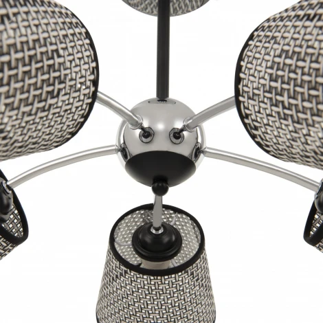 Потолочная люстра на штанге Arte Milano Napoli-320007 320007/5 CR.BK (220V)