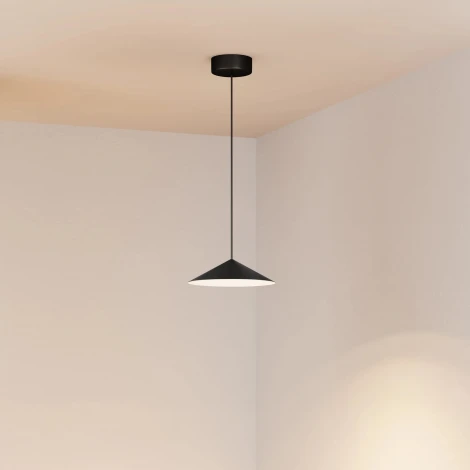 Подвесной светильник светодиодный SP-MAKOTO-R300-10W Warm3000 (BK, 36 deg, 230V, TRIAC) (Arlight, IP20 Металл) 057216