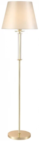 Торшер Crystal Lux Nicolas PT1 GOLD/WHITE