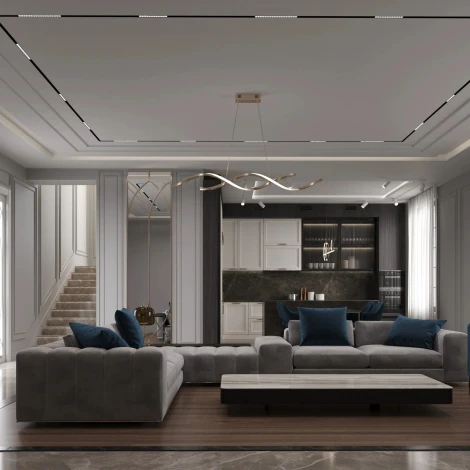 Трековый светильник магнитный светодиодный направленного света 327мм 4000К 48V 18Вт черный Hesby Lighting ElDeko HSBL_0149