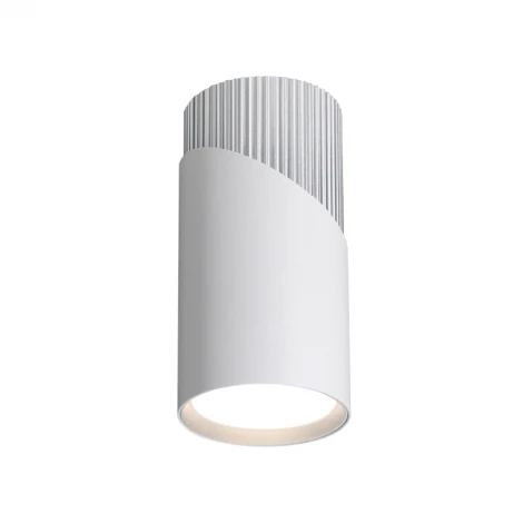 Точечный светильник накладной Wolta WSL-GU10/06WCH под лампу GU10 Белый / Хром DOLCE