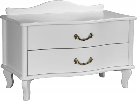 Тумбочка Джульетта широкая 2 ящика молочный дуб Л от фабрики Mebelik