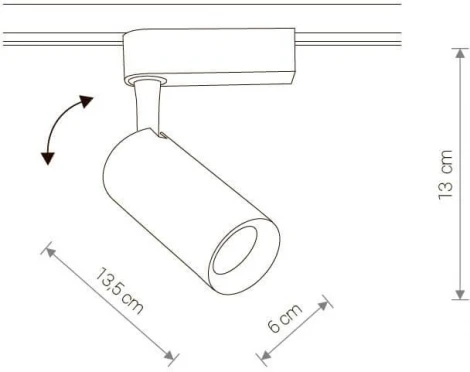 Трековый светильник Nowodvorski Profile Iris 9004 (LED, 220V)