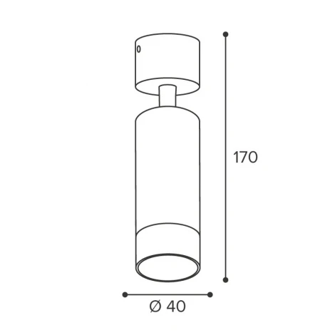 Спот Wolta WSL-MR11/S15BG под лампу MR11 с цоколем GU10 Черный / золотой PETITE