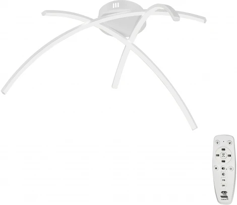 Потолочная люстра с пультом светодиодная LED 20Вт, 2700-6500К Vitaluce V25130DT-0/3PL (220V)
