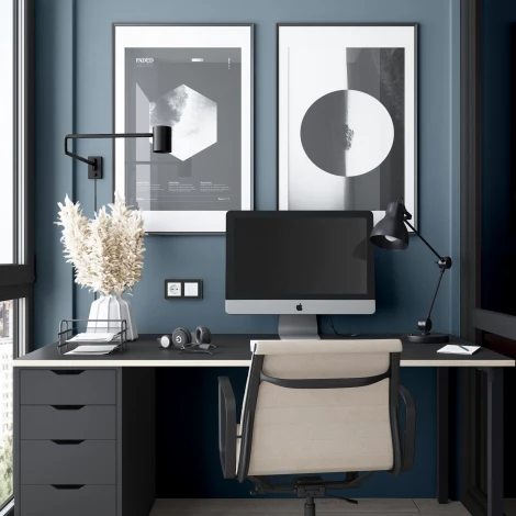 Рамка на 2 поста Platinum (черный алюминий) Werkel W0022608 (a059213)