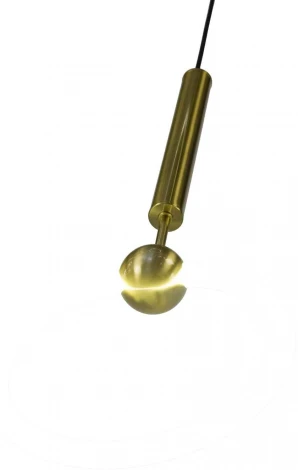 Подвесной светильник светодиодный AM Group AM453 D250 GOLD (220V, на проводе, кольцо)