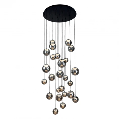 Подвесной светильник светодиодный с пультом с регулировкой цветовой температуры Modelux ML.2338.25 BK-CR