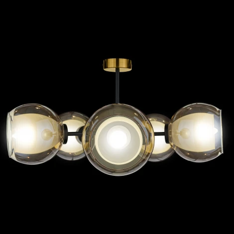 Потолочная люстра на штанге 33 Идеи CHN800S.05.17BL.PA-S12AM (220V)