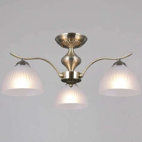 Потолочная люстра на штанге ILLUMICO IL0896-3CSQ-26 AB ELITE