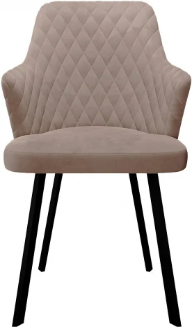 Стул DikLine 345 K4 капучино, ножки черные арт.00-00076162