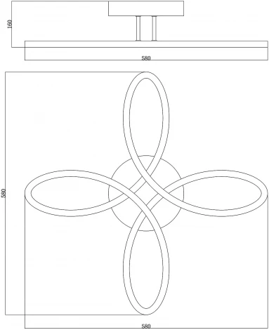 Потолочная люстра Moderli Velutte V1041-CL
