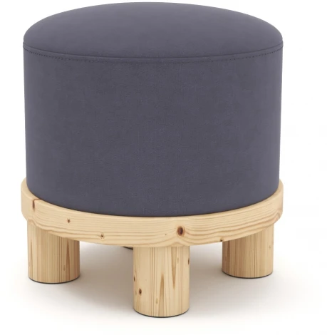 Пуф Arsko Сканди 1 фиолетовый велюр