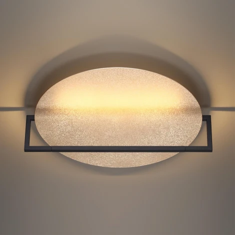 Настенно-потолочный светильник Odeon Light Next 7016/20WL золотой ice crack/металл/акрил поворотный на 360 LED 1*20W LUNAR (220V)