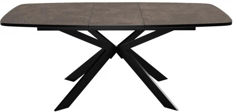 Стол DikLine B140 хромикс бронза, опоры черные