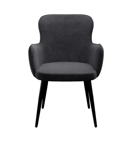 Стул DikLine 503 поворотный TW11 серый, ножки черные арт.00-00079960