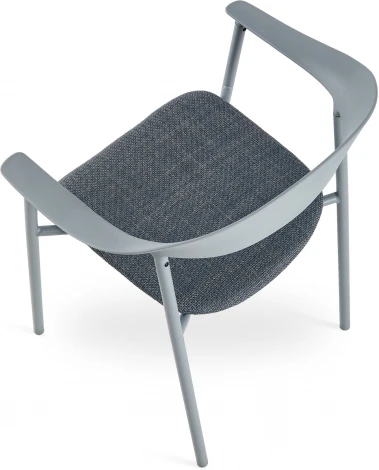 Стул Eila с подушкой пластик серый Stool Group арт.УТ000039777