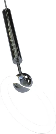 Подвесной светильник светодиодный AM Group AM453 D200 CH (220V, на проводе, кольцо)