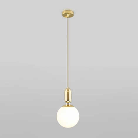 Подвесной светильник Eurosvet Bubble 50197/1 золото (220V, на проводе, шар)