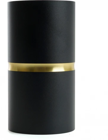 Светильник потолочный Feron ML186 Barrel ZEN 48639 MR16 GU10 35W чёрный, золото (220V, круглые)