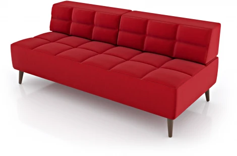 Диван Arsko Нельсон красный велюр