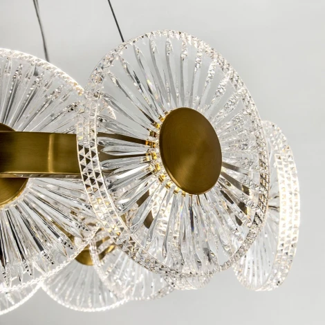 Подвесная люстра светодиодная с пультом с регулировкой цветовой температуры Modelux MODESTYLE MS.1831.12 AB