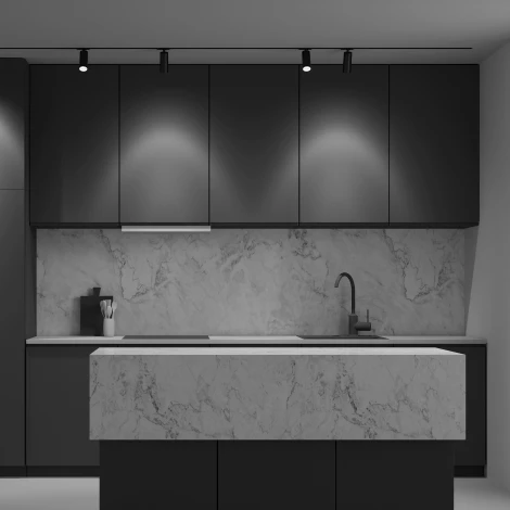 Трековый светильник Focus Led Unity 3000K 12Вт 50° (однофазный) Maytoni Technical TR021-1-12B3K-W-B (220V, круглые)