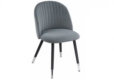 Стул Woodville на металлокаркасе Gabi gray / black 15115