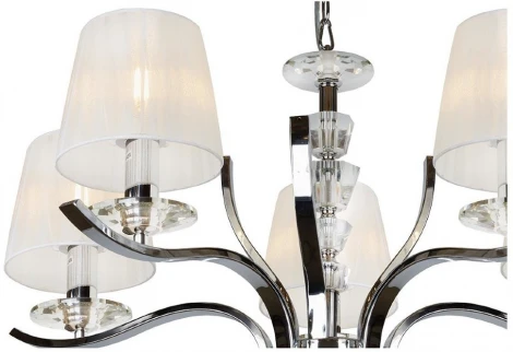 Подвесная люстра iLamp Omega RM5231/5CR (220V, на цепи)